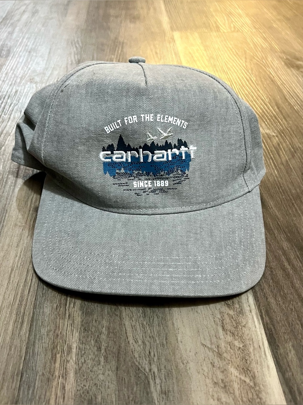 NWOT Carhartt Built for the Elements SnapBack Hat Gray Workwear